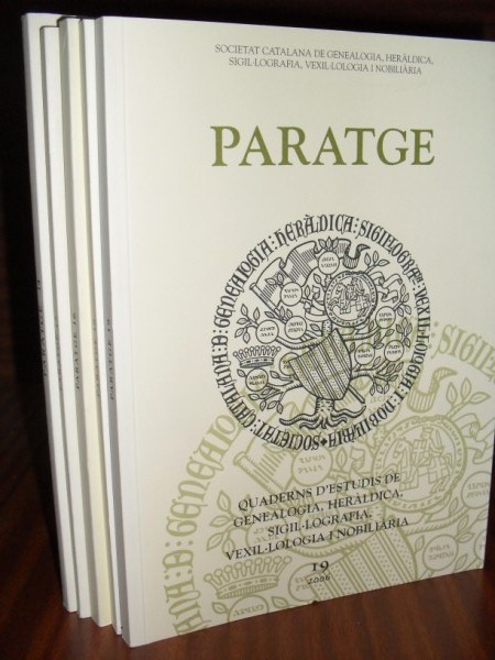 PARATGE. Quaderns d'estudis de genealogia, heràldica, sigil-lografia, vexil-lologia i nobiliaira
