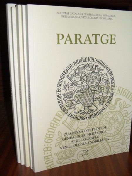 PARATGE. Quaderns d'estudis de genealogia, herldica, sigil-lografia, vexil-lologia i nobiliaira